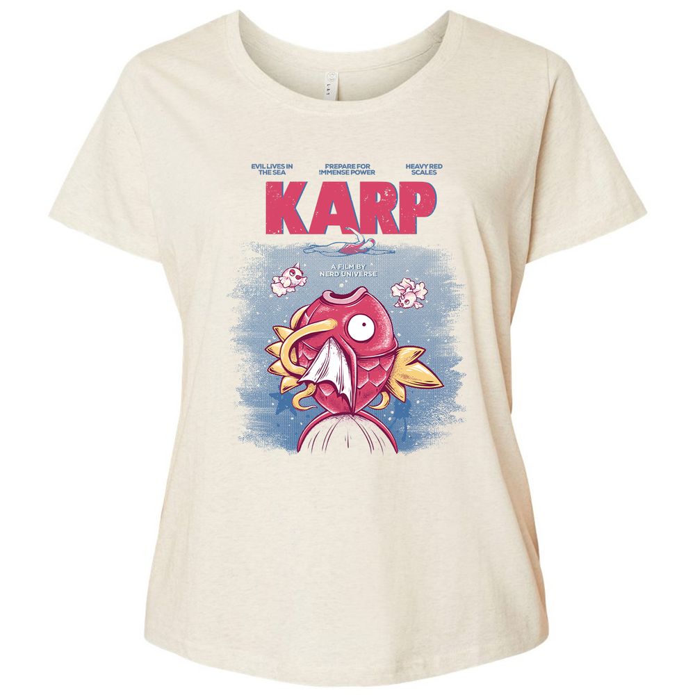 Ladies Curvy Jersey - JKG8WD6F - Natural Heather - 8