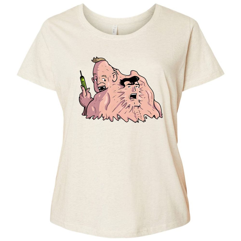 Ladies Curvy Jersey - DJ552FC8 - Natural Heather - 8