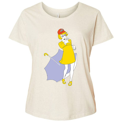 Ladies Curvy Jersey - N46RZNCU - Natural Heather - 8