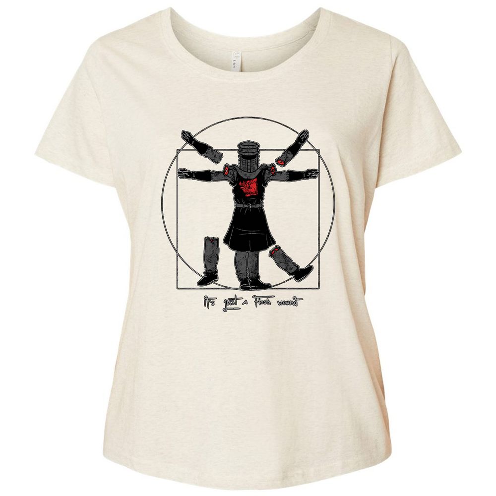 Ladies Curvy Jersey - KWQKVARN - Natural Heather - 8