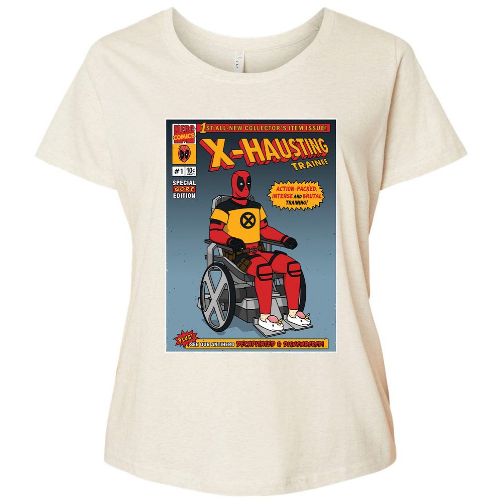 Ladies Curvy Jersey - 7FDC881P - Natural Heather - 8