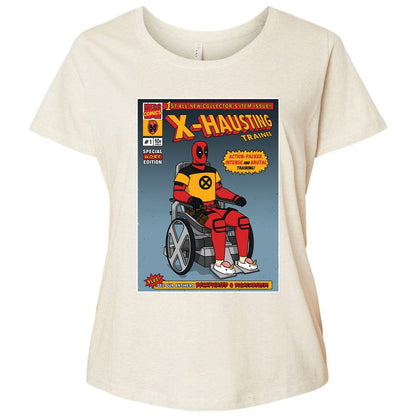 Ladies Curvy Jersey - 7FDC881P - Natural Heather - 8