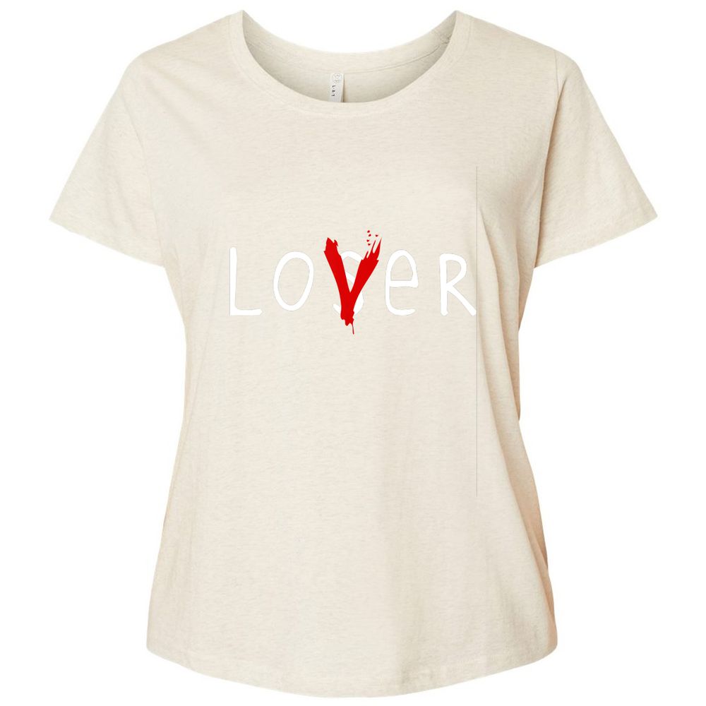 Ladies Curvy Jersey - 4RRUA8GF - Natural Heather - 8