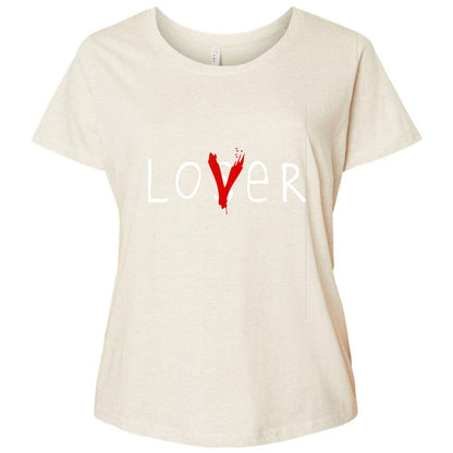 Ladies Curvy Jersey - 4RRUA8GF - Natural Heather - 8