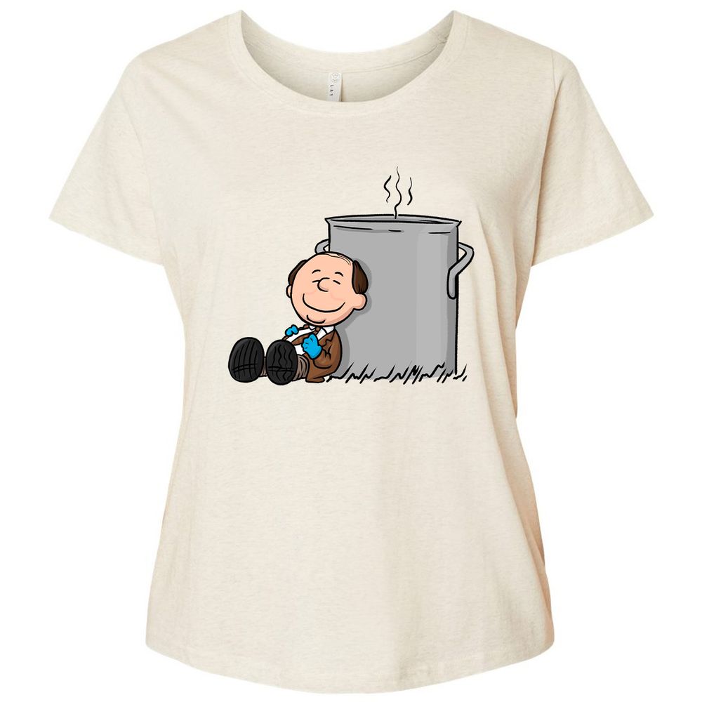 Ladies Curvy Jersey - 8D1K65AD - Natural Heather - 8