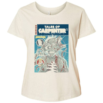 Ladies Curvy Jersey - VF4TD5X7 - Natural Heather - 8