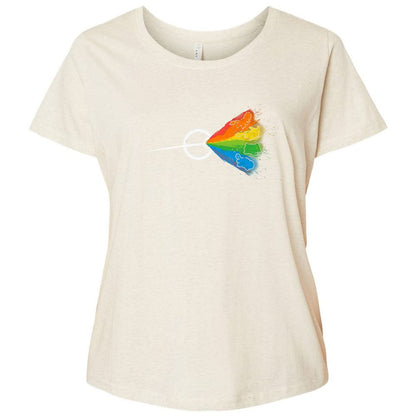 Ladies Curvy Jersey - RQJP4HWA - Natural Heather - 8