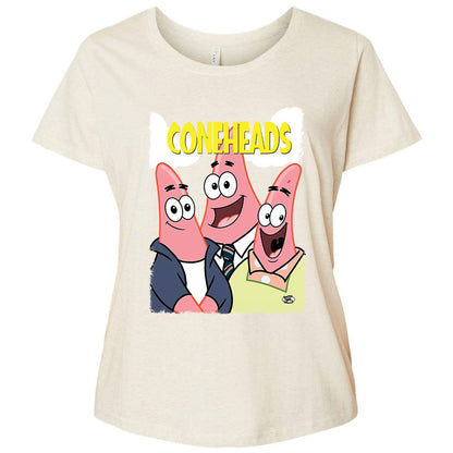 Ladies Curvy Jersey - X7A7QLLU - Natural Heather - 8