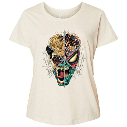 Ladies Curvy Jersey - KK2LJZDL - Natural Heather - 8