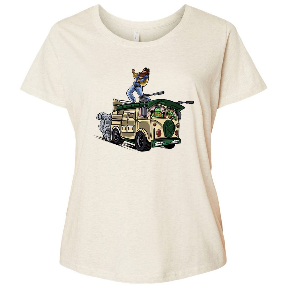 Ladies Curvy Jersey - 2YAGMU1D - Natural Heather - 8