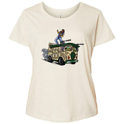 Ladies Curvy Jersey - 2YAGMU1D - Natural Heather - 8