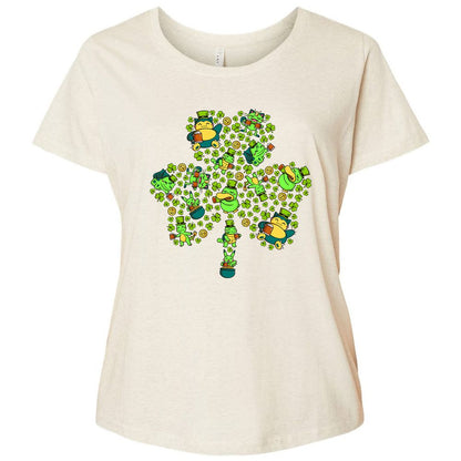 Ladies Curvy Jersey - KEP15YH7 - Natural Heather - 8