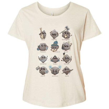 Ladies Curvy Jersey - N3C6B4QB - Natural Heather - 8