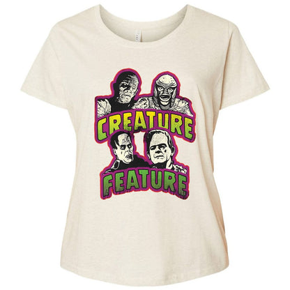 Ladies Curvy Jersey - 8A86YKJA - Natural Heather - 8