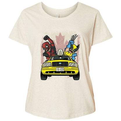 Ladies Curvy Jersey - W16M8ZYW - Natural Heather - 8