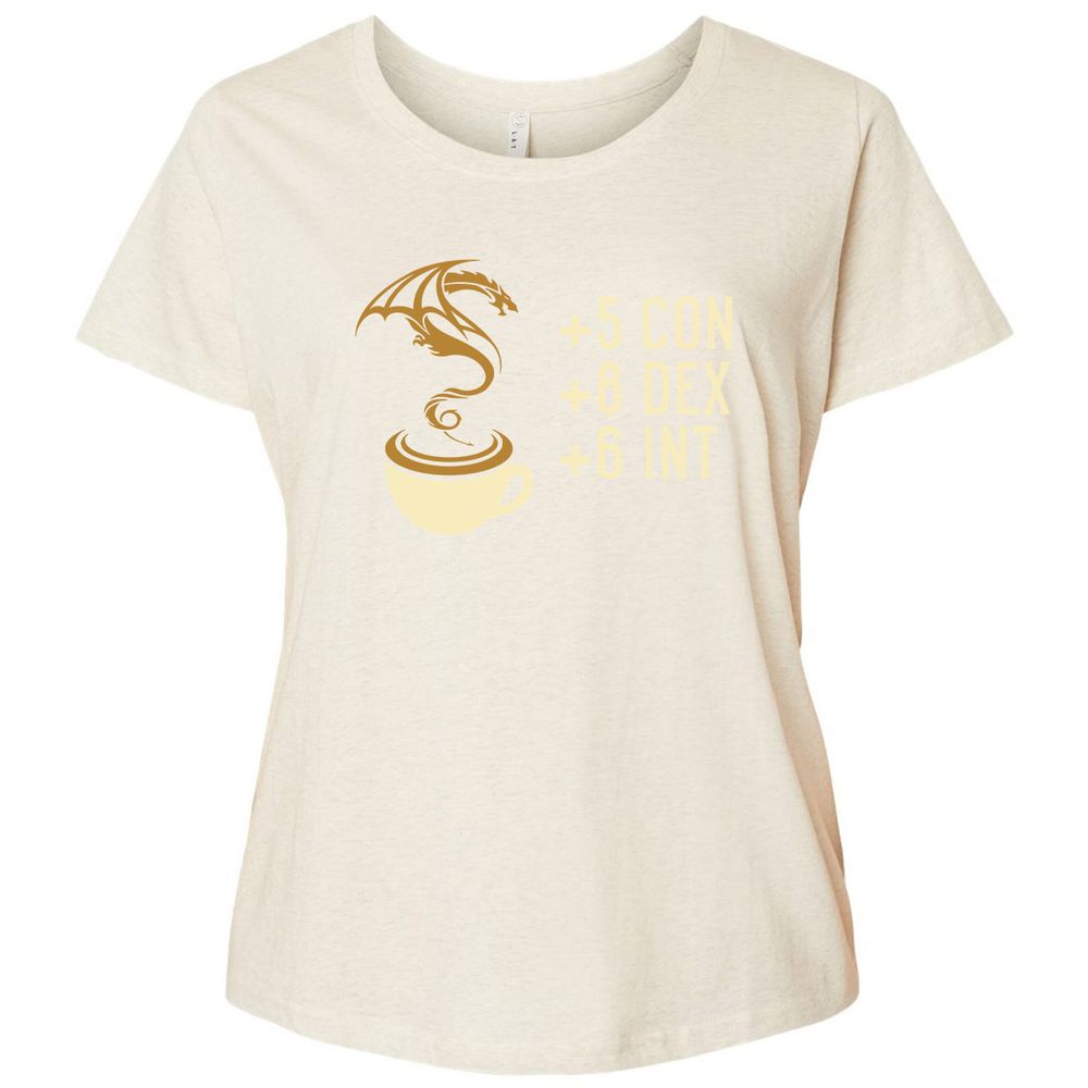 Ladies Curvy Jersey - KMRQ5CFZ - Natural Heather - 8