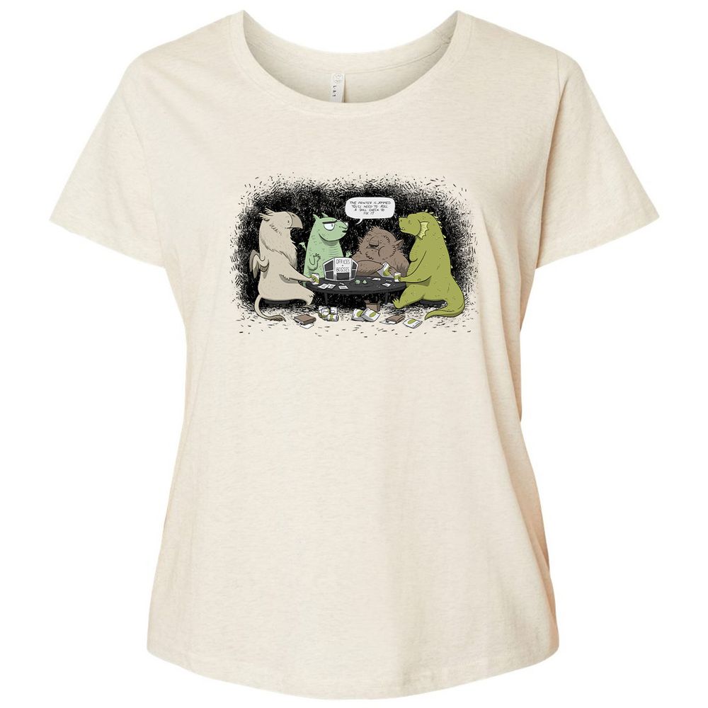 Ladies Curvy Jersey - BF8GTDBY - Natural Heather - 8