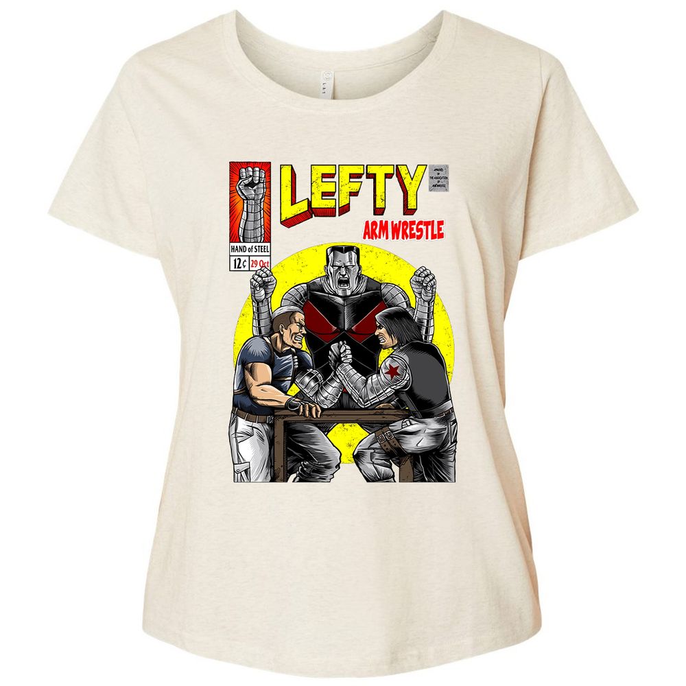 Ladies Curvy Jersey - 7EWESBY4 - Natural Heather - 8