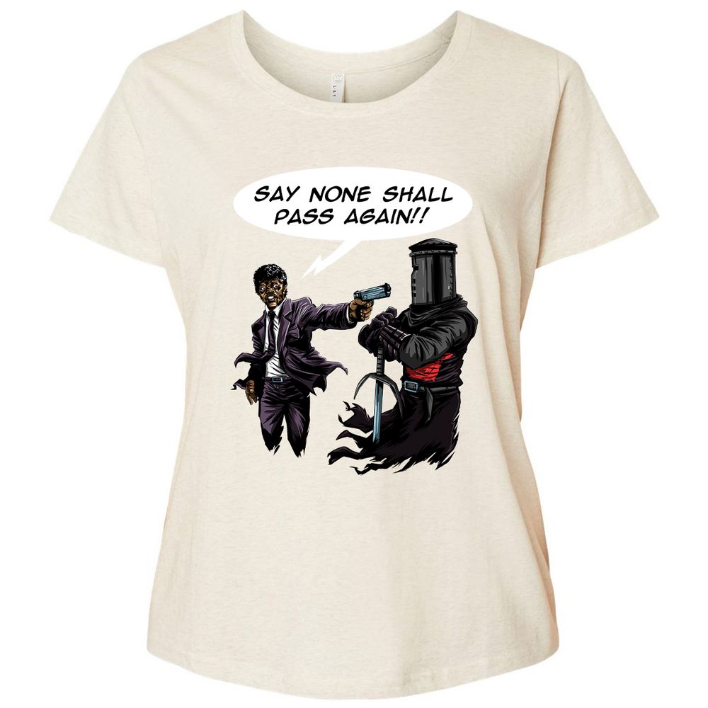 Ladies Curvy Jersey - HQ8ZL1X4 - Natural Heather - 8