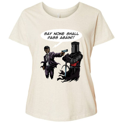 Ladies Curvy Jersey - HQ8ZL1X4 - Natural Heather - 8