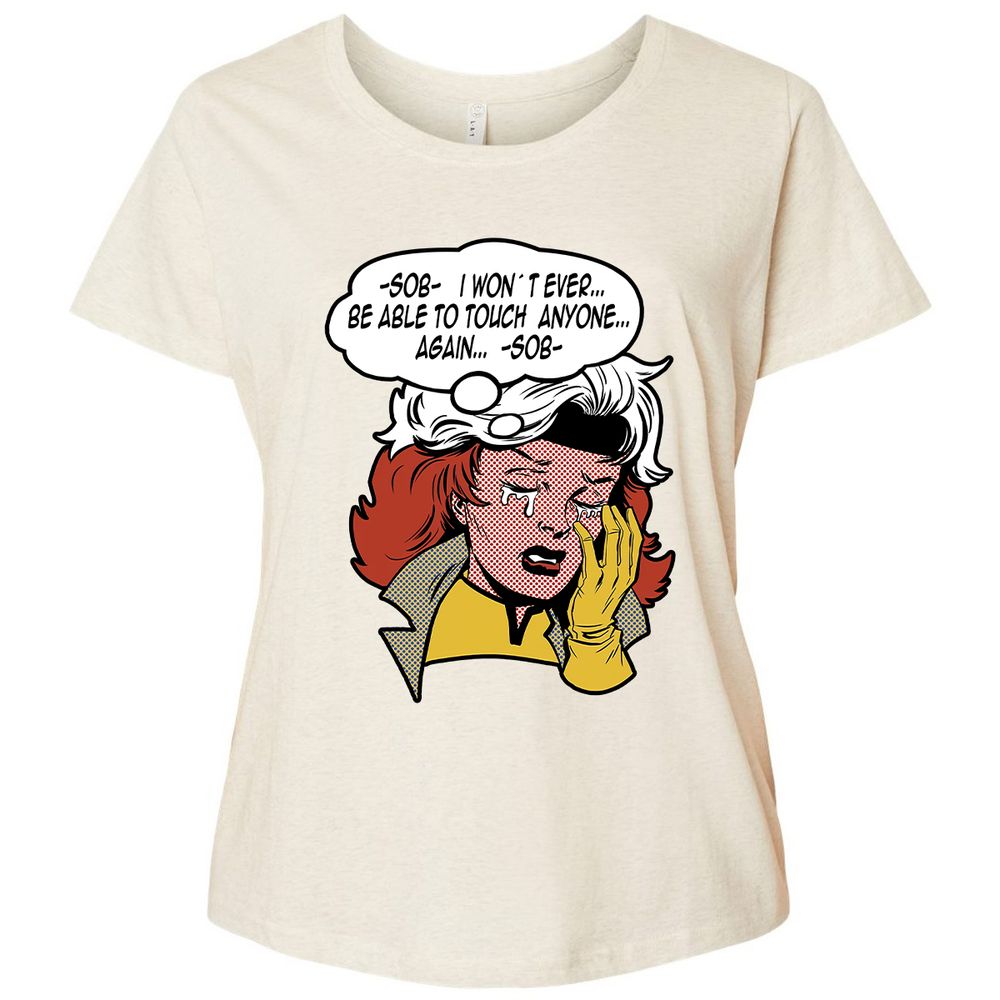 Ladies Curvy Jersey - XD7FXU15 - Natural Heather - 8