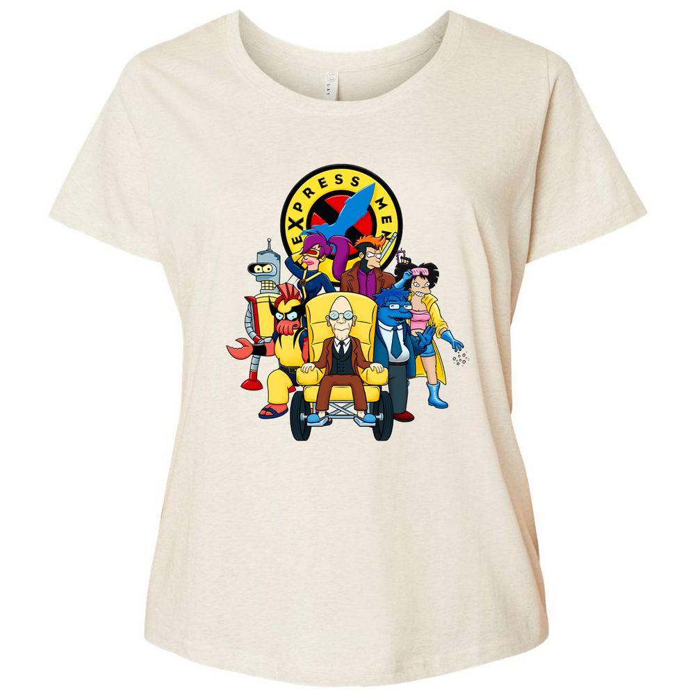 Ladies Curvy Jersey - 27GUAR9U - Natural Heather - 8