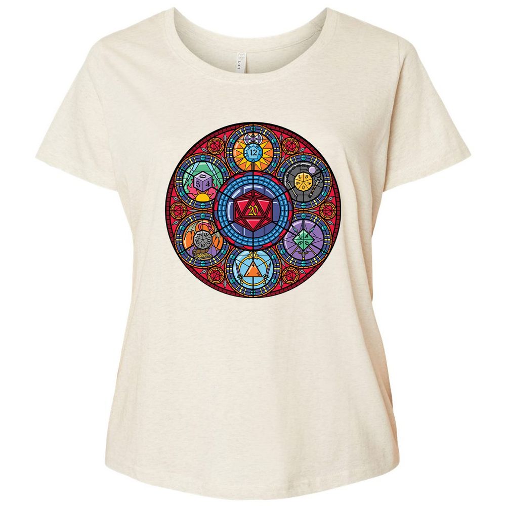 Ladies Curvy Jersey - A22KVZLT - Natural Heather - 8