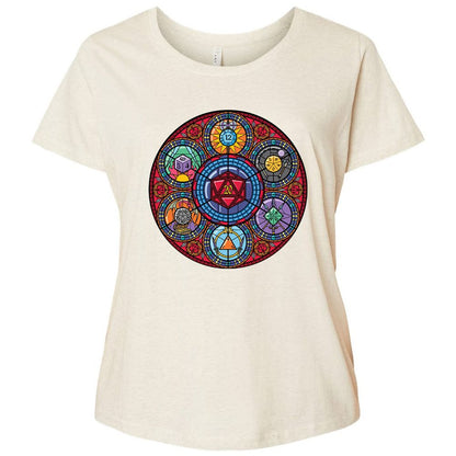 Ladies Curvy Jersey - A22KVZLT - Natural Heather - 8