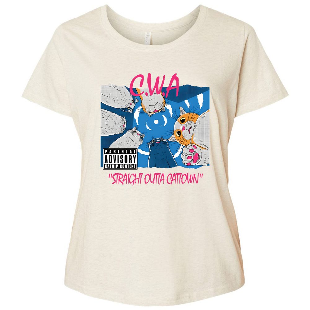 Ladies Curvy Jersey - H91JUU7X - Natural Heather - 8