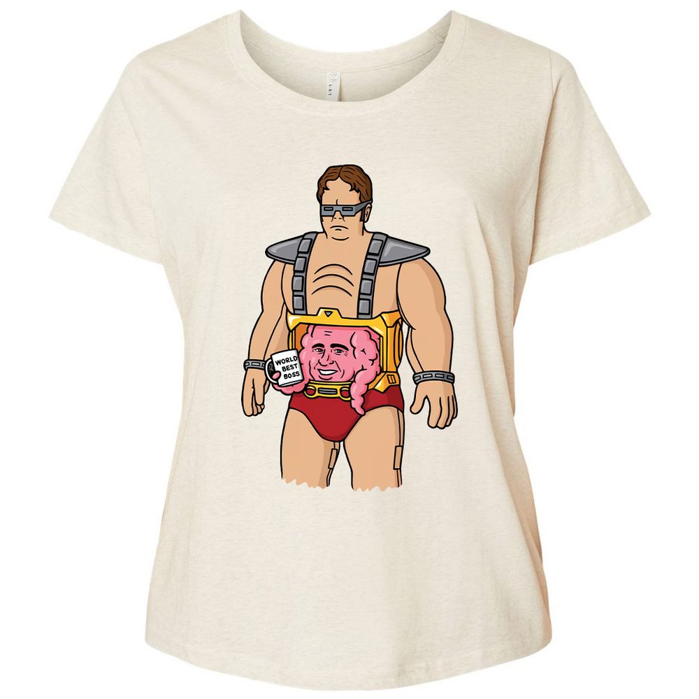 Ladies Curvy Jersey - UMWN84KX - Natural Heather - 8