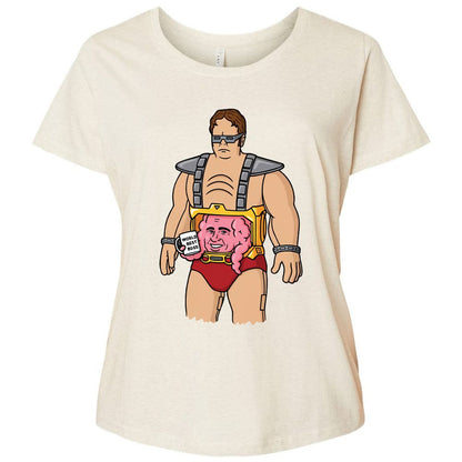 Ladies Curvy Jersey - UMWN84KX - Natural Heather - 8