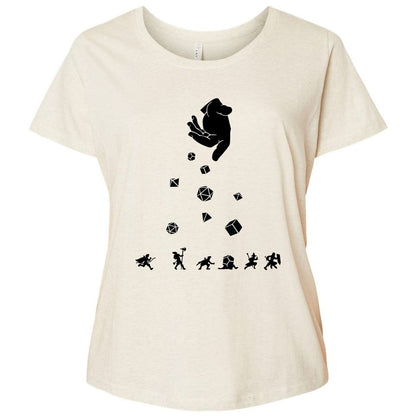 Ladies Curvy Jersey - 1BL9CR4X - Natural Heather - 8