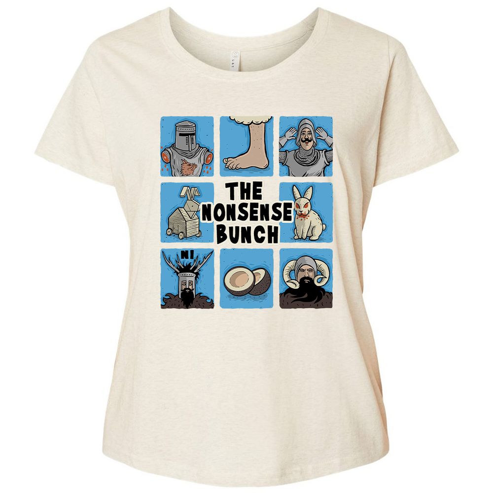 Ladies Curvy Jersey - HEU9F2VU - Natural Heather - 8