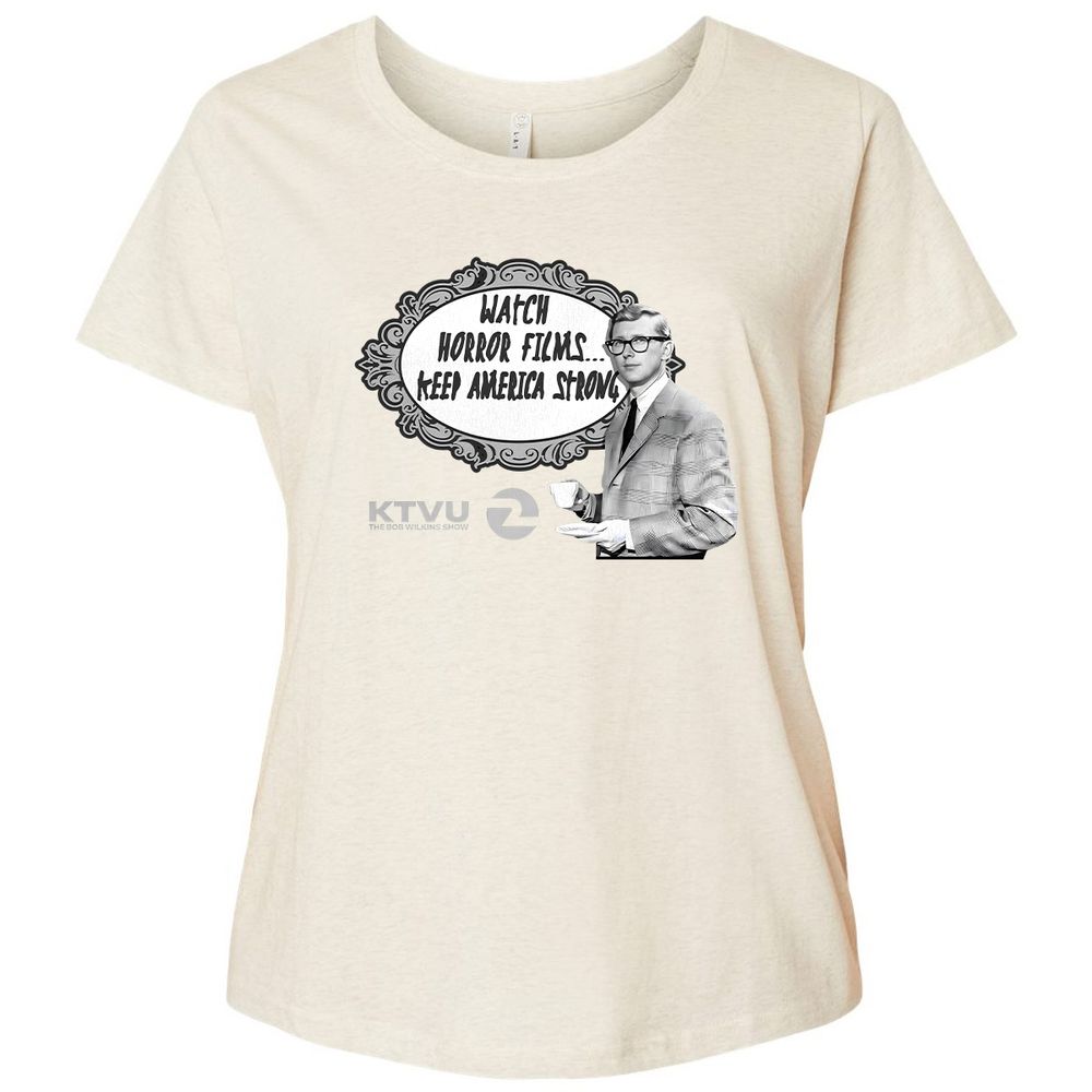 Ladies Curvy Jersey - QFFW2UW5 - Natural Heather - 8