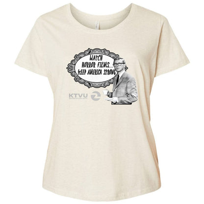 Ladies Curvy Jersey - QFFW2UW5 - Natural Heather - 8