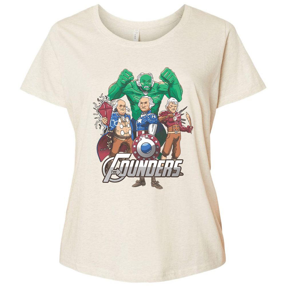 Ladies Curvy Jersey - 3UL3K4NZ - Natural Heather - 8