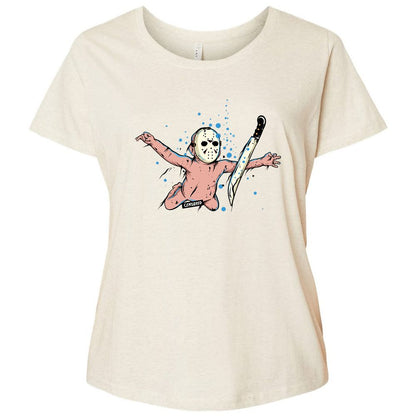 Ladies Curvy Jersey - VV2LHA8N - Natural Heather - 8