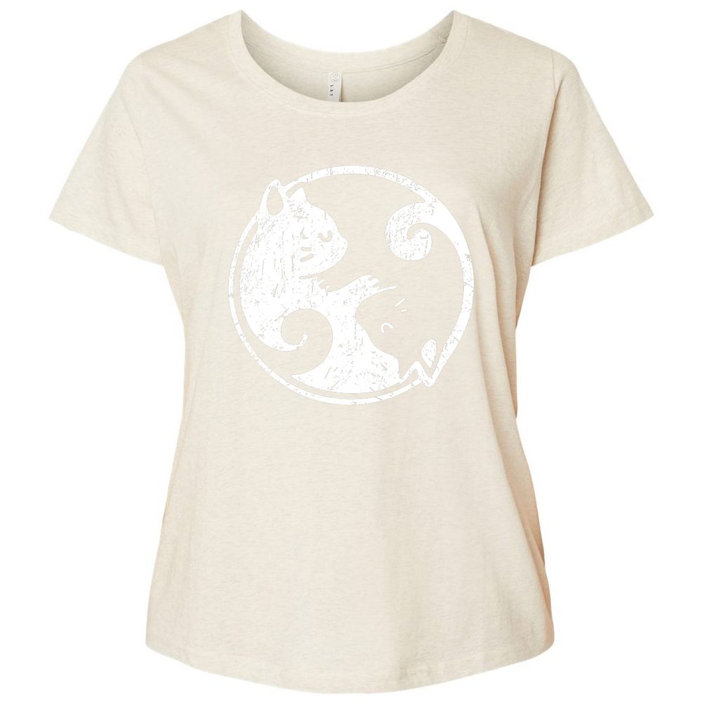 Ladies Curvy Jersey - 52Q7VQH8 - Natural Heather - 8