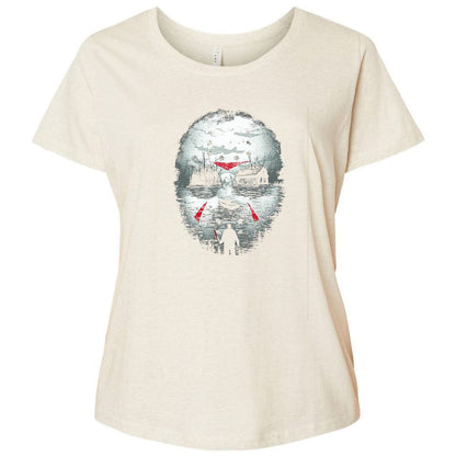 Ladies Curvy Jersey - 9NC7MP68 - Natural Heather - 8