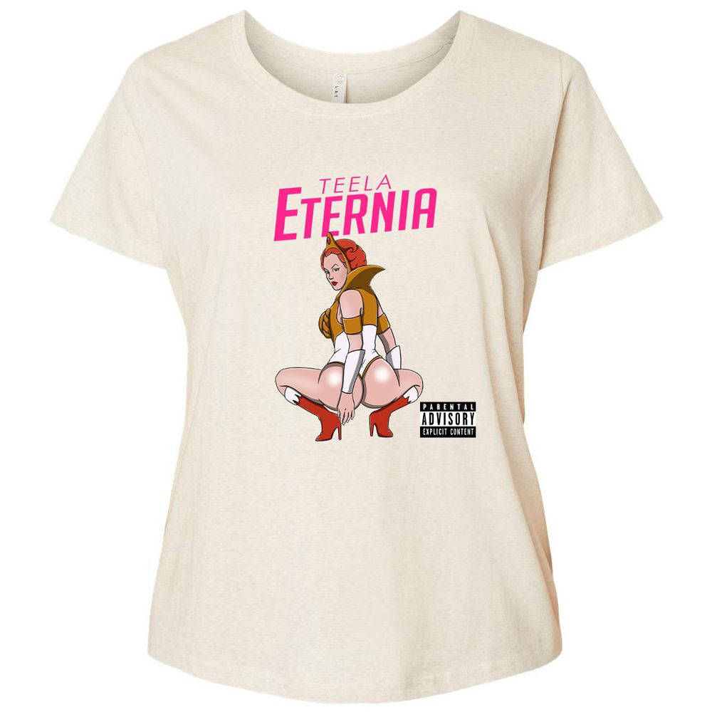 Ladies Curvy Jersey - EDDB79ZZ - Natural Heather - 8