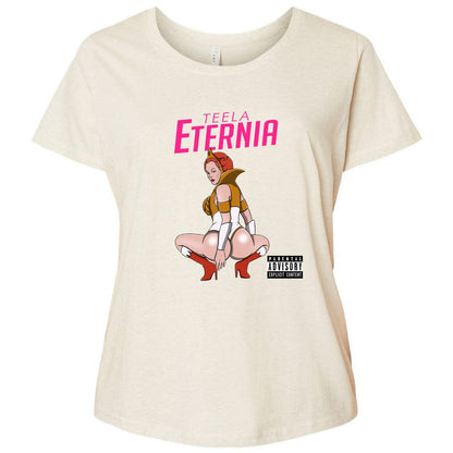 Ladies Curvy Jersey - EDDB79ZZ - Natural Heather - 8