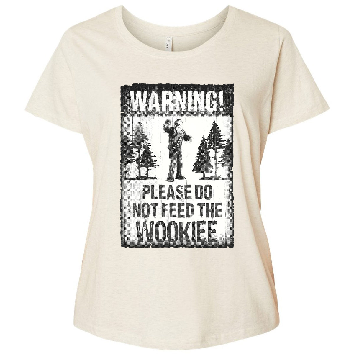 Ladies Curvy Jersey - B8E763JX - Natural Heather - 8