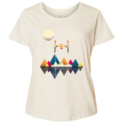 Ladies Curvy Jersey - GAM3917N - Natural Heather - 8