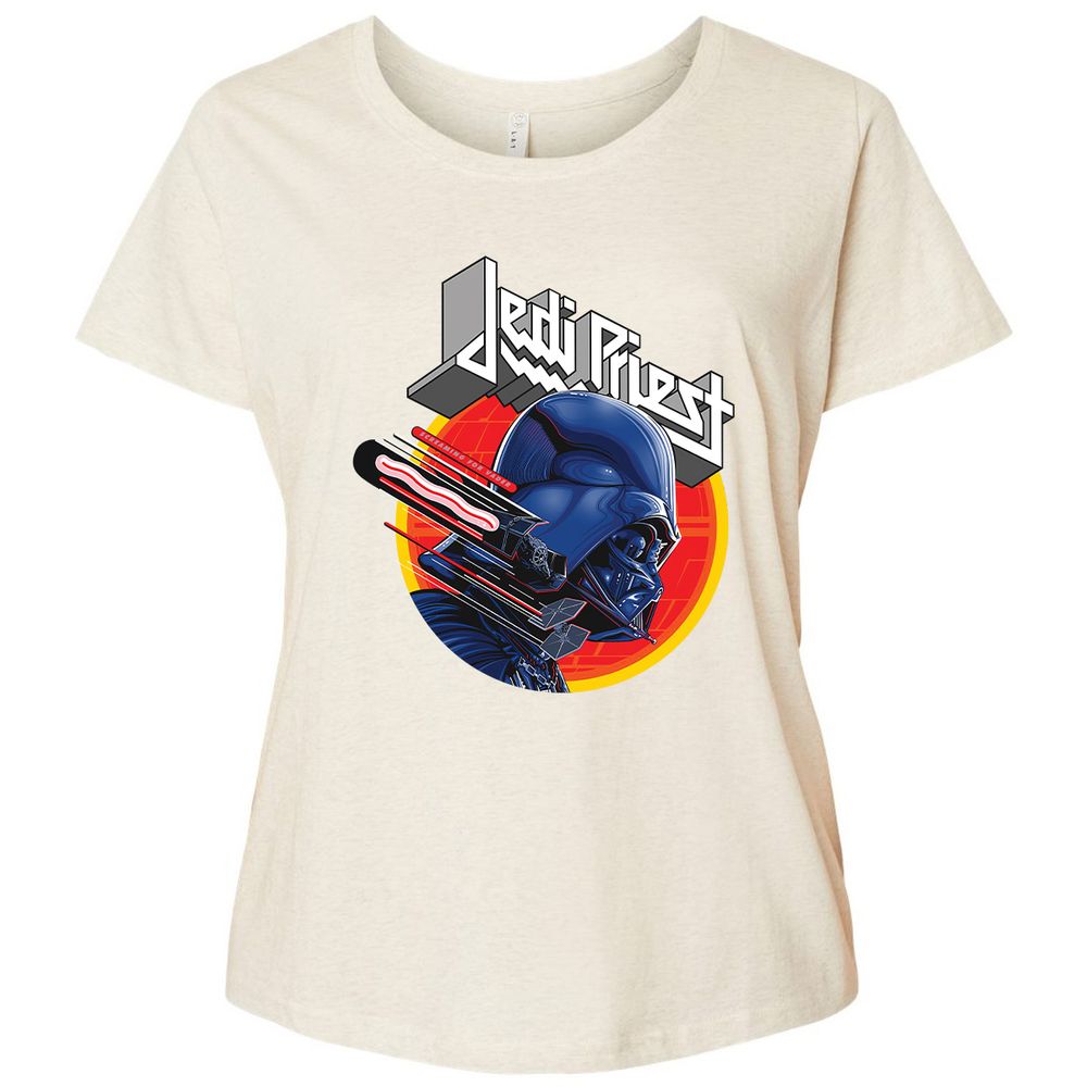 Ladies Curvy Jersey - FBQWA111 - Natural Heather - 8