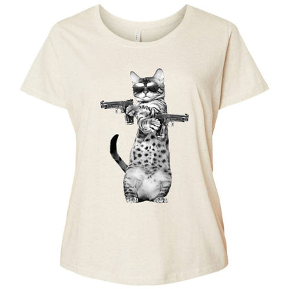 Ladies Curvy Jersey - G443LFK7 - Natural Heather - 8