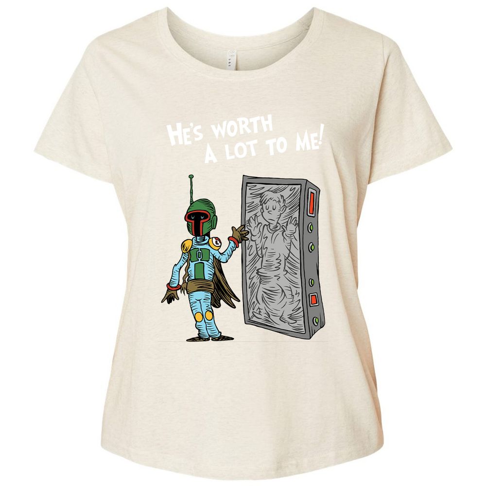 Ladies Curvy Jersey - C4XWEPAL - Natural Heather - 8