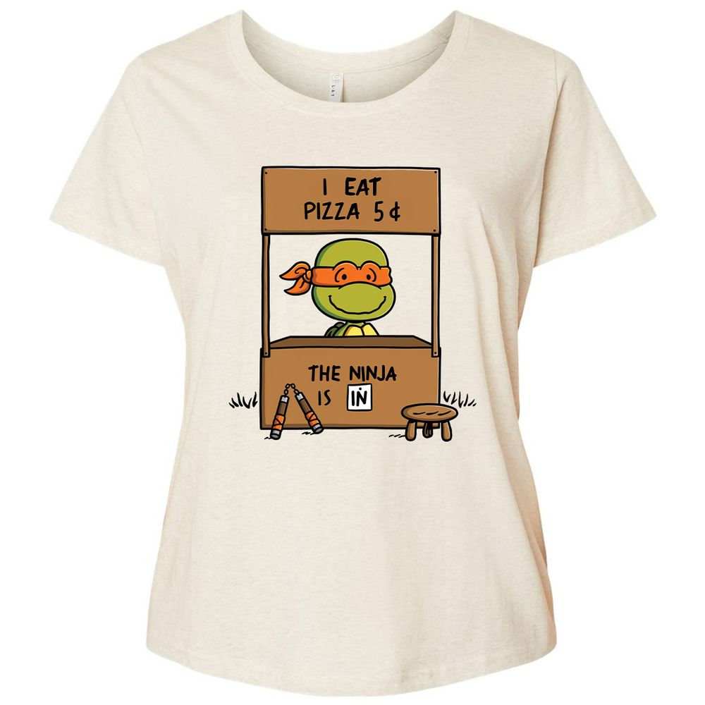 Ladies Curvy Jersey - 455GV3RF - Natural Heather - 8