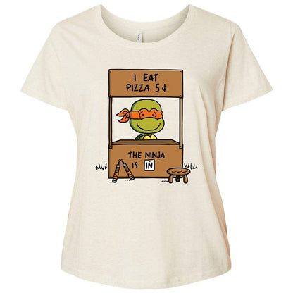 Ladies Curvy Jersey - 455GV3RF - Natural Heather - 8