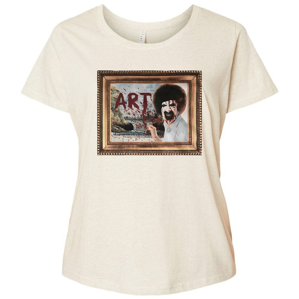 Ladies Curvy Jersey - V2K6S6A2 - Natural Heather - 8