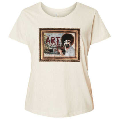 Ladies Curvy Jersey - V2K6S6A2 - Natural Heather - 8